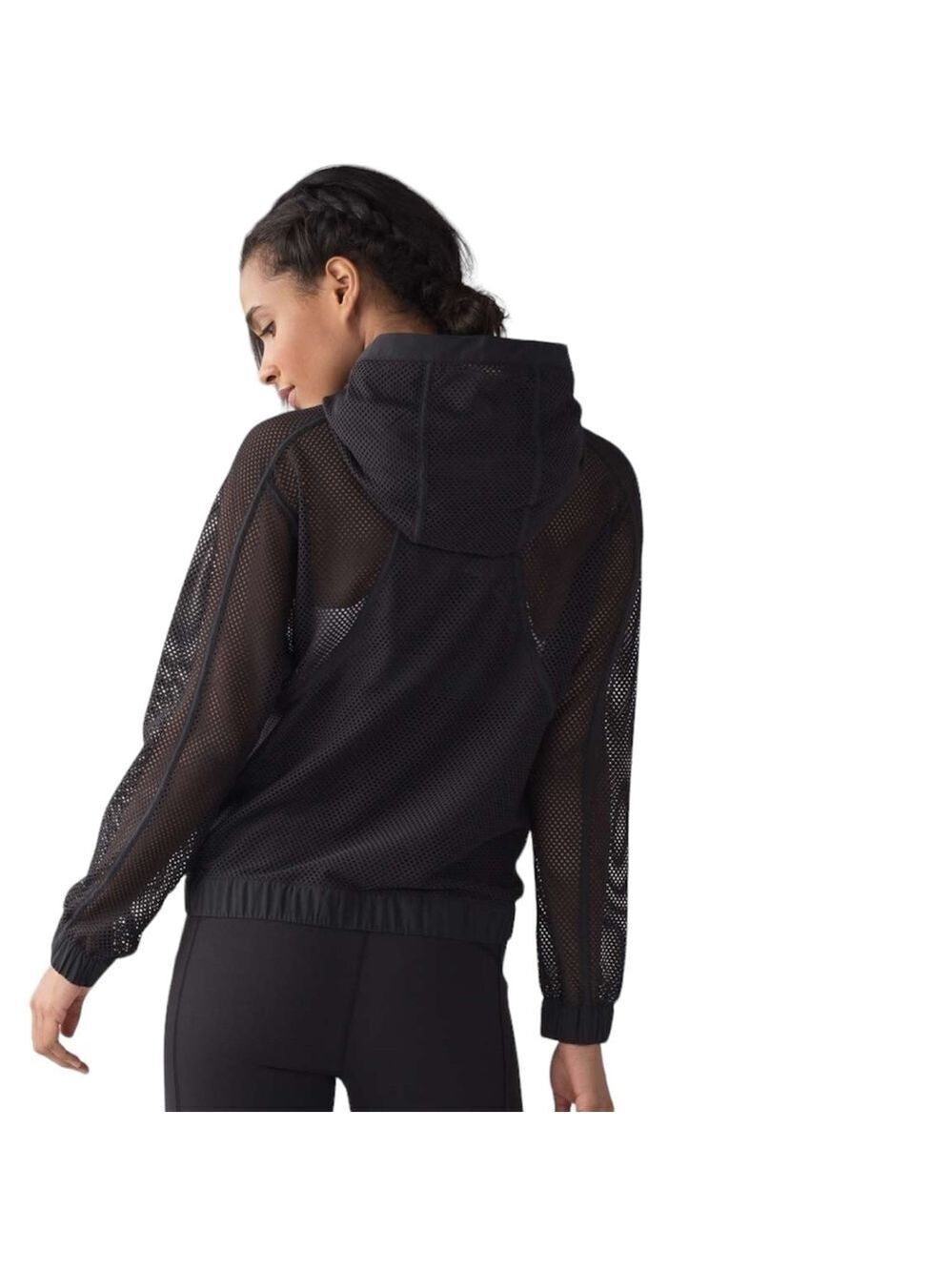 LULULEMON MESH RARE BLACK JACKET - Picture 2 of 12